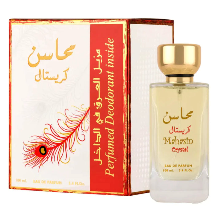 Lattafa/Mahasin Crystal RED + Deo EDP 100ml-0